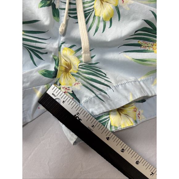 H&M Men's Sm Hawaiian Beach Swim Shorts Trunks Floral Surfing Resort Travel - Picture 8 of 8